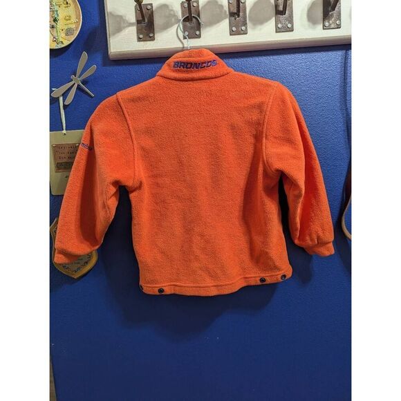 Youthā6/7 Columbia Boise State Broncos Fleece Zip Up - Picture 5 of 6
